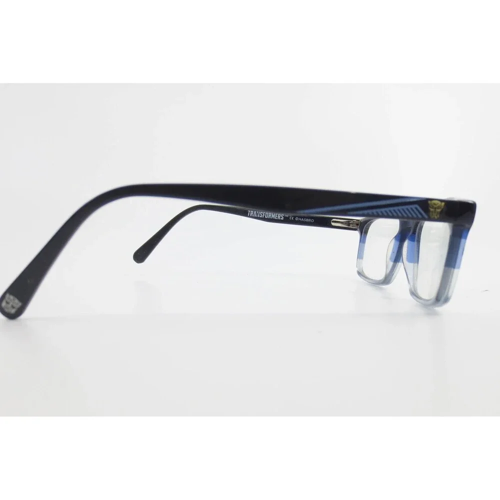 Transformers Hasbro Clutch NAV Eyeglasses Blue Fade Rectangular Frames 49-16-130